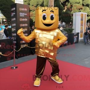 Maskottchen eines goldenen...