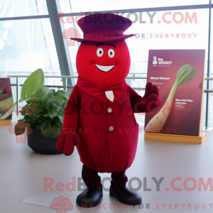 Mascot character of a Red...