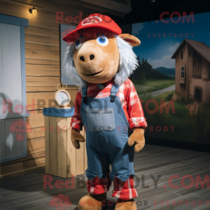 Mascot character of a Red...