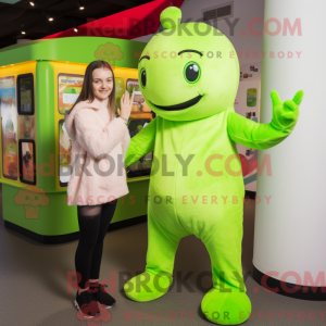 Mascot character of a Lime...