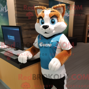 Mascottekarakter van een...