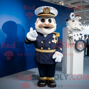 Mascot character of a Navy...