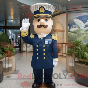 Mascot character of a Navy...