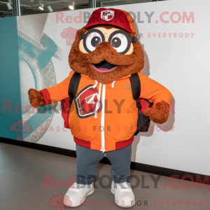 Mascottefiguur van een...