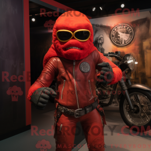 Mascot character of a Red...