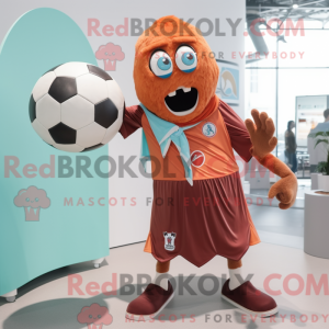 Mascot character of a Rust...
