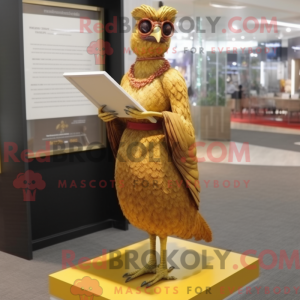Mascot character of a Gold...
