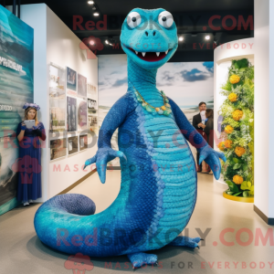 Máscara de Titanoboa azul...