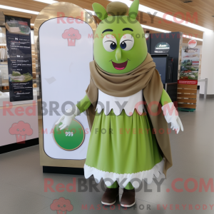 Mascot karakter van een...