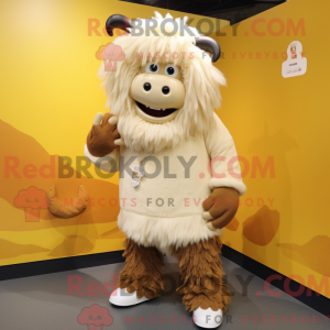 Mascot character of a Cream...