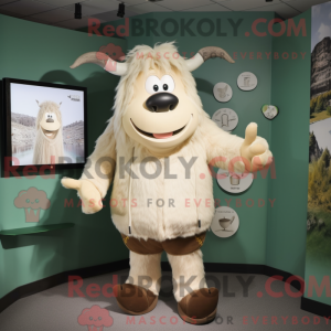 Personaje mascota de un yak...