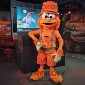 Mascottefiguur van een...