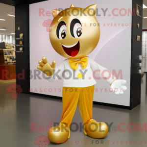 Maskotfigur af en...