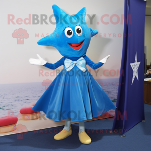 Blue Starfish mascotte...