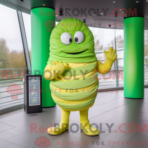 Mascot character of a Lime...
