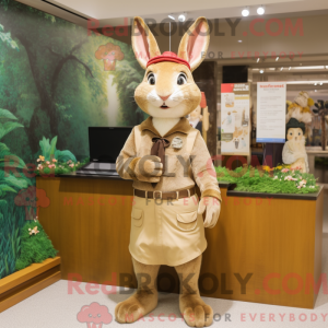 Mascot karakter van een...