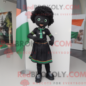 Mascot character of a Black...