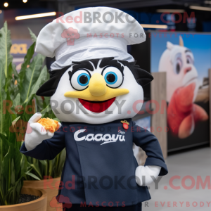 Maskot karakter af en Navy...