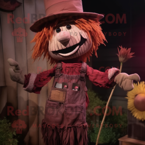 Maroon Scarecrow mascotte...