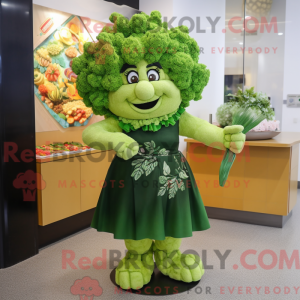 Mascot character of a Olive...
