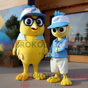Maskotfigur af en Lemon...