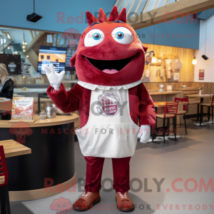 Mascot karakter van een...