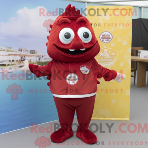 Mascot character of a...
