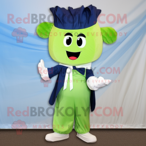 Navy selleri maskot kostume...