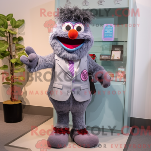 Mascot character of a Gray...