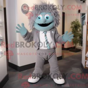 Mascot character of a Gray...