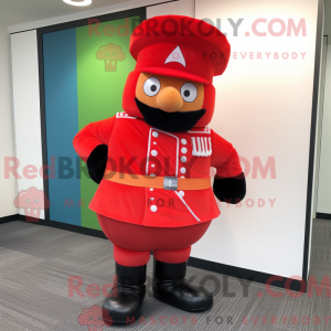 Mascot character of a Red...
