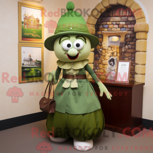 Mascot character of a Olive...