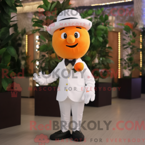 Mascot character of a White...
