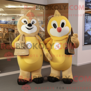 Mascot character of a Gold...