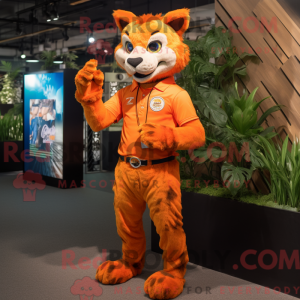 Personnage mascotte d un...