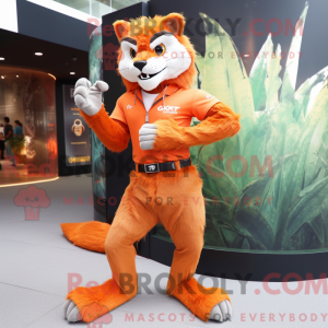 Personnage mascotte d un...