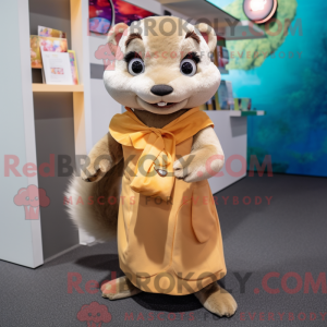 Mascottefiguur van een...