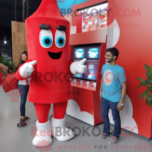 Mascot character of a Red...