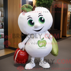Mascot character of a White...