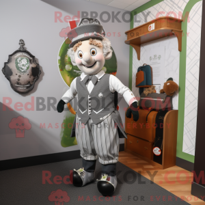 Mascot character of a Gray...