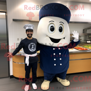 Maskot karakter af en Navy...