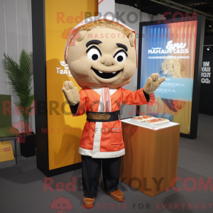 Personagem de máscara de um...
