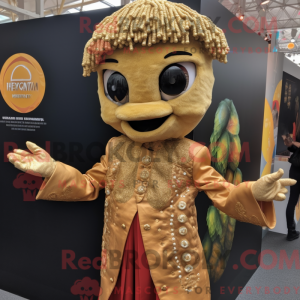 Personagem de máscara de um...
