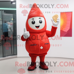Mascot character of a Red...