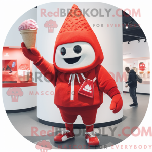 Mascot character of a Red...