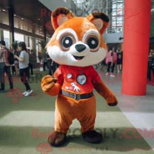 Mascot character of a Red...