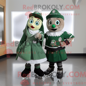 Mascot karakter van een...