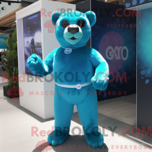 Mascottefiguur van een...