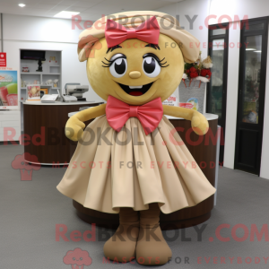 Mascottefiguur van een Tan...