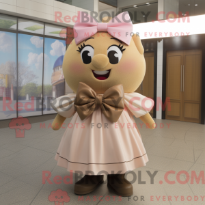 Mascottefiguur van een Tan...